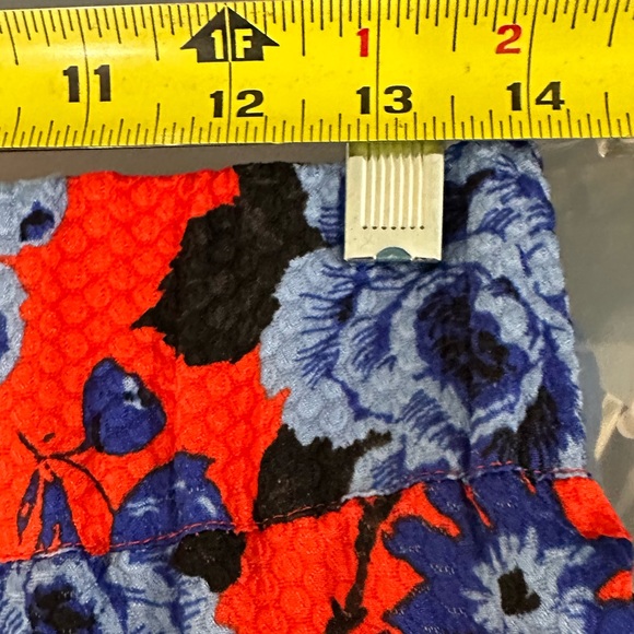 Anthropologie HD in Paris Tiered Floral Pockets Flouncy BEAUTIFUL Skirt Medium - Picture 10 of 16